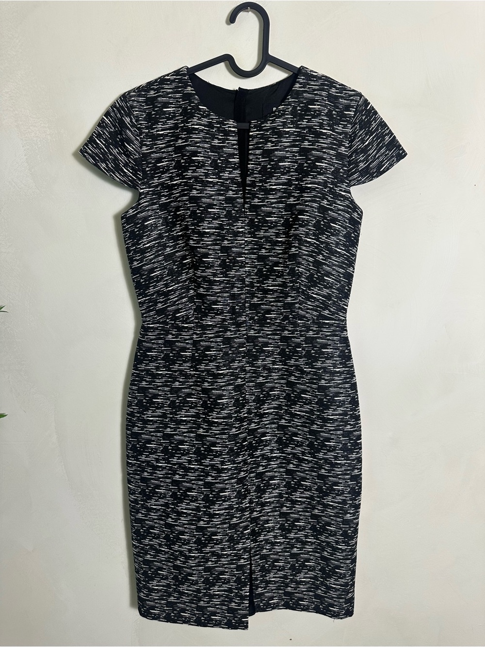 PAULE KA Paris Black and White Professional Office Wear Dress